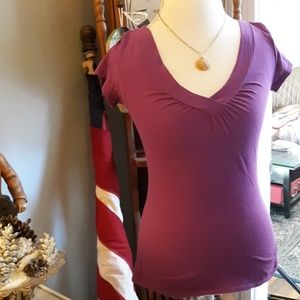 RUE 21 V-neck purple top
